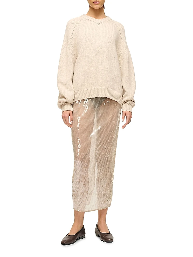 Wilson Wool-Blend V-Neck Sweater