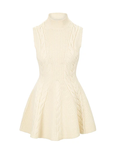 Charade Cable-Knit Minidress