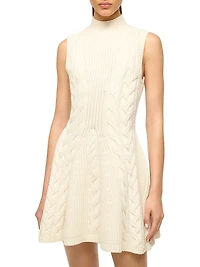 Charade Cable-Knit Minidress
