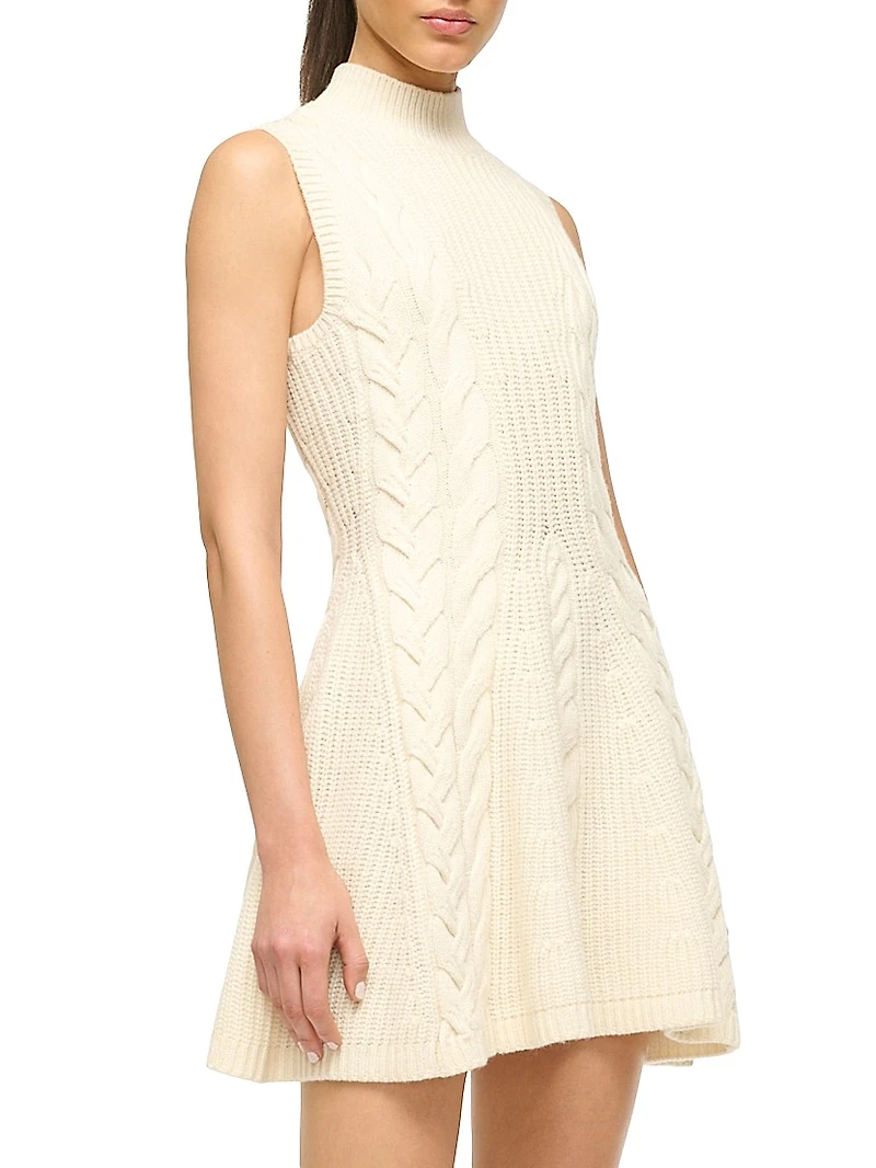 Charade Cable-Knit Minidress