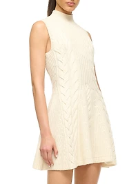 Charade Cable-Knit Minidress