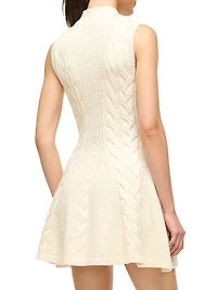 Charade Cable-Knit Minidress