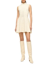 Charade Cable-Knit Minidress