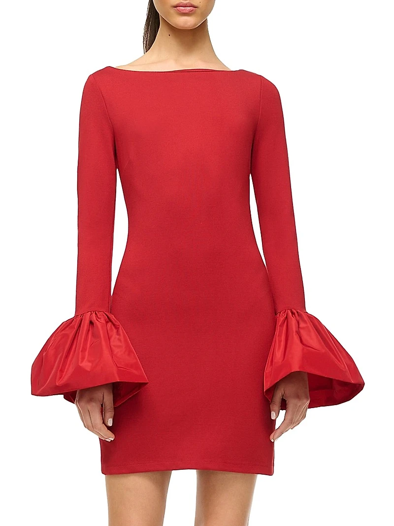 Hawthorne Bell-Sleeve Minidress