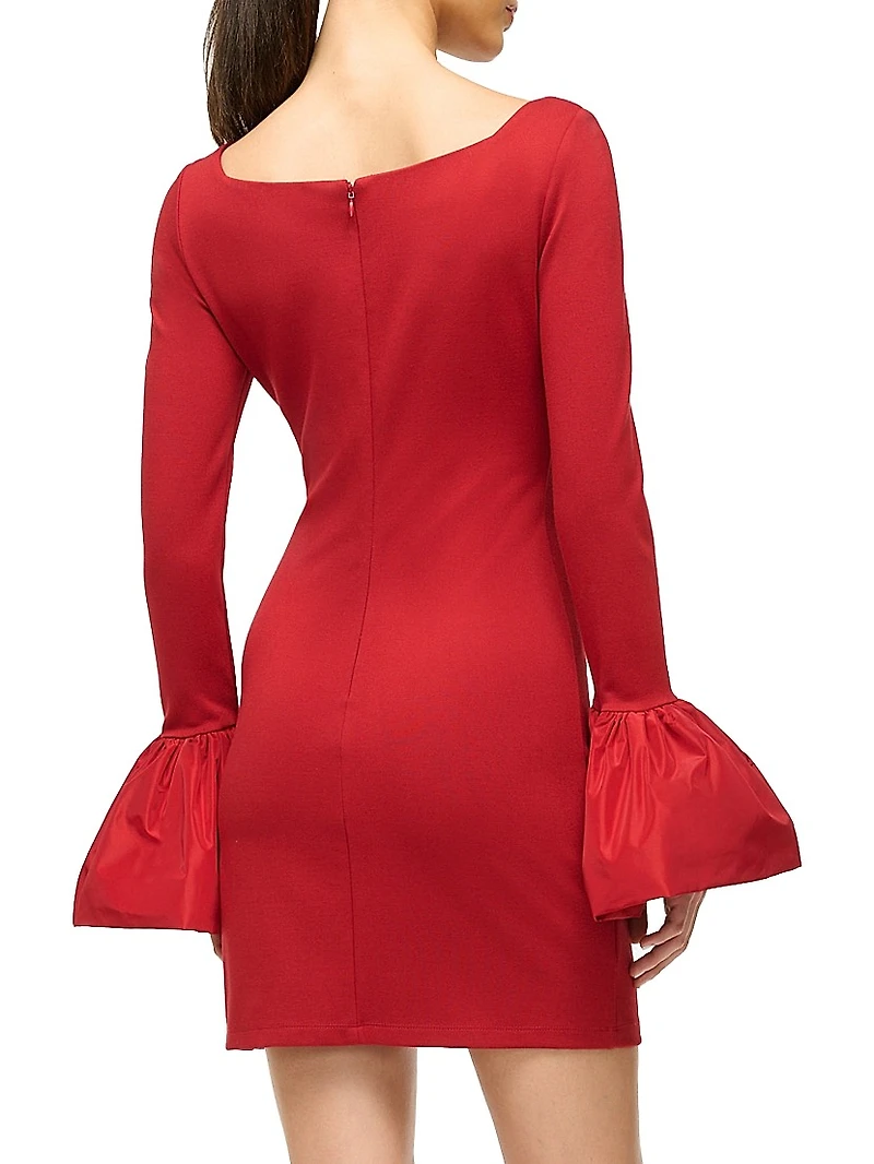 Hawthorne Bell-Sleeve Minidress