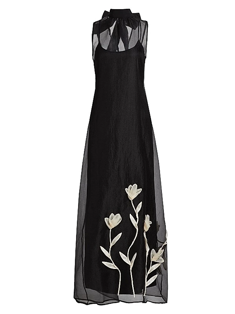 Albee Chiffon Maxi Dress