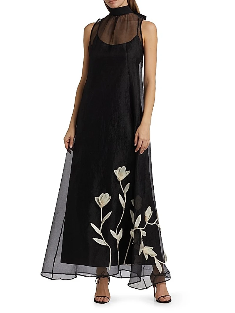 Albee Chiffon Maxi Dress