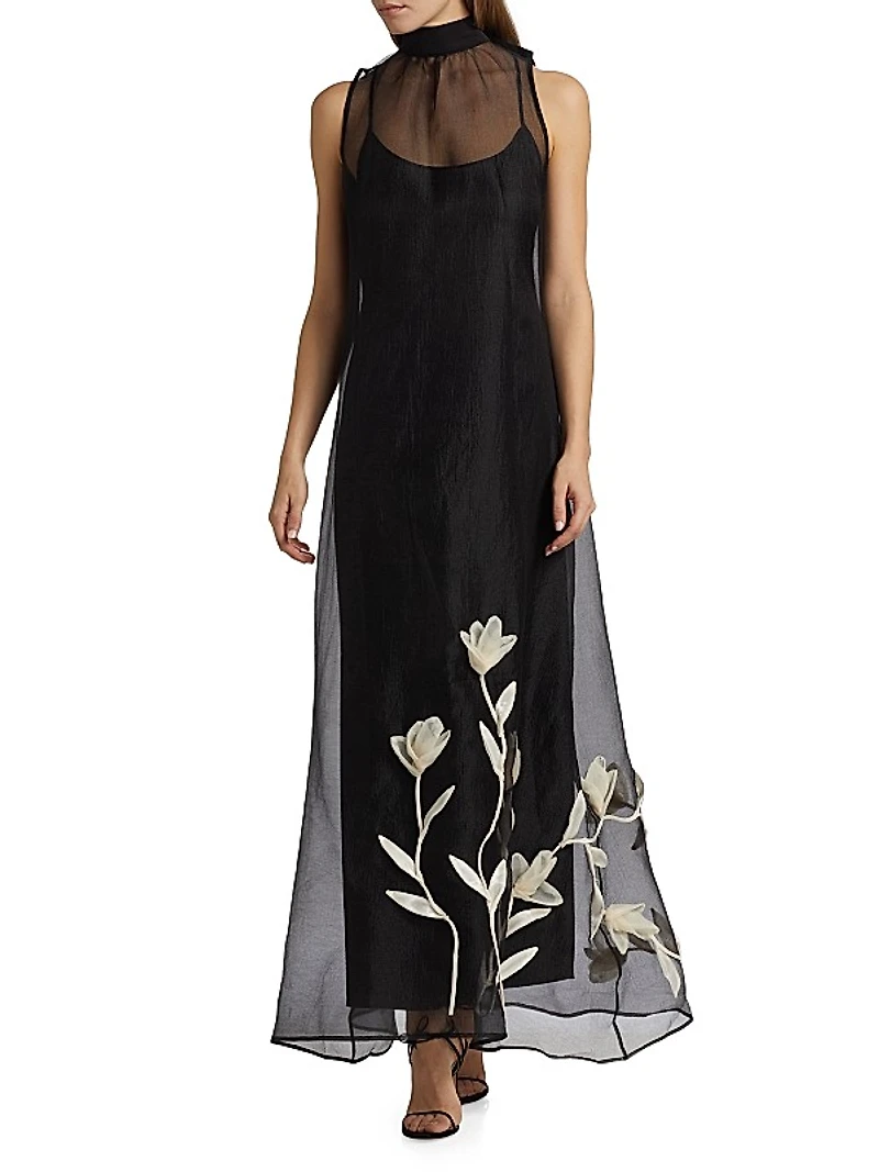 Albee Chiffon Maxi Dress