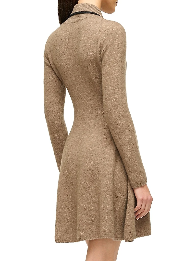 Dujour Knit Fit & Flare Minidress