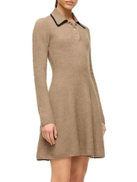 Dujour Knit Fit & Flare Minidress