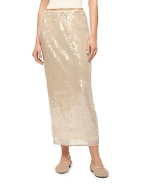 Casey Sequin Maxi Skirt