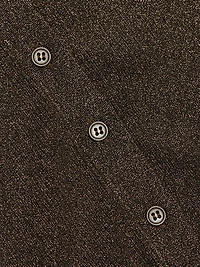 Craftsman One Shoulder Metallic Cardigan