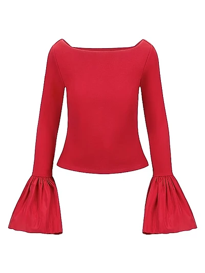 Paige Bell-Sleeve Top