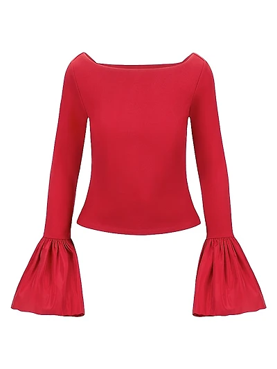 Paige Bell-Sleeve Top