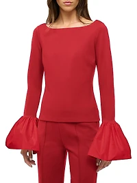 Paige Bell-Sleeve Top