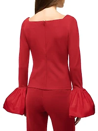 Paige Bell-Sleeve Top