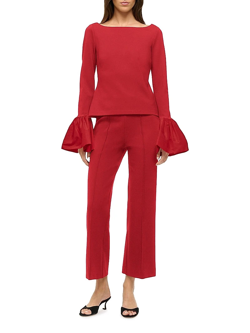 Paige Bell-Sleeve Top