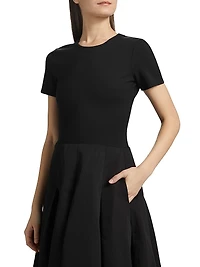 Hopper Pleated Cocktail Dress