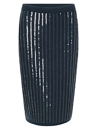 Mimi Sequined Midi-Skirt