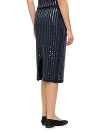 Mimi Sequined Midi-Skirt