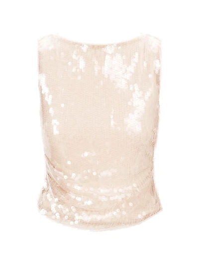 Eton Sequined Sleeveless Top