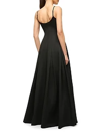Joy Cotton-Blend Scoopneck Maxi Dress