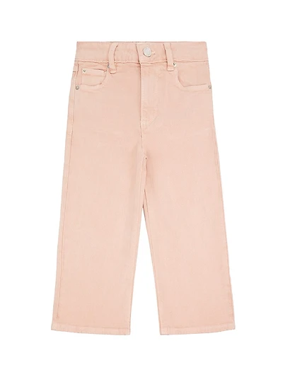 Little Girl's & Sky Wide-Leg Jeans