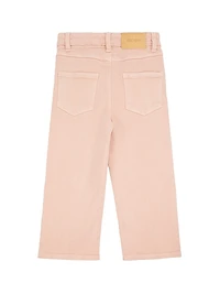 Little Girl's & Sky Wide-Leg Jeans