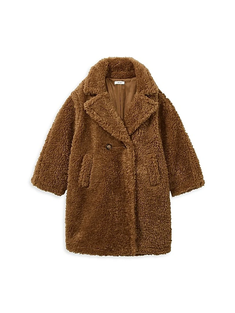 Little Girl's & Girl's Darla Faux Fur Coat