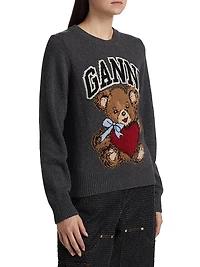 Bear Wool Crewneck Sweater