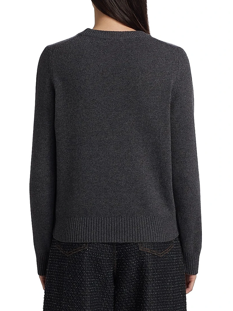 Bear Wool Crewneck Sweater