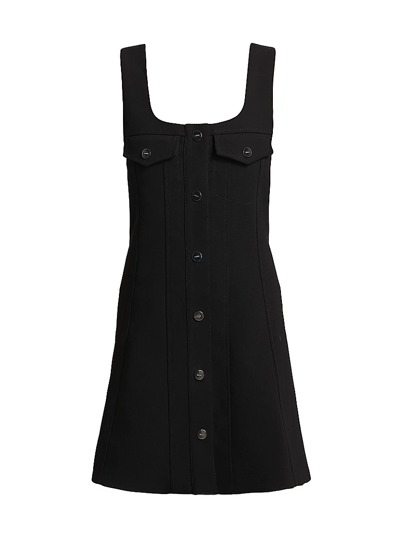 Bonded Crêpe Minidress