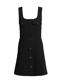 Bonded Crêpe Minidress