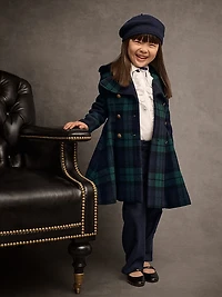 Little Girl's Voile Cotton Button-Up Shirt