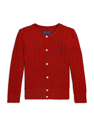 Little Girl's Cotton Knit Cardigan