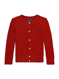 Little Girl's Cotton Knit Cardigan
