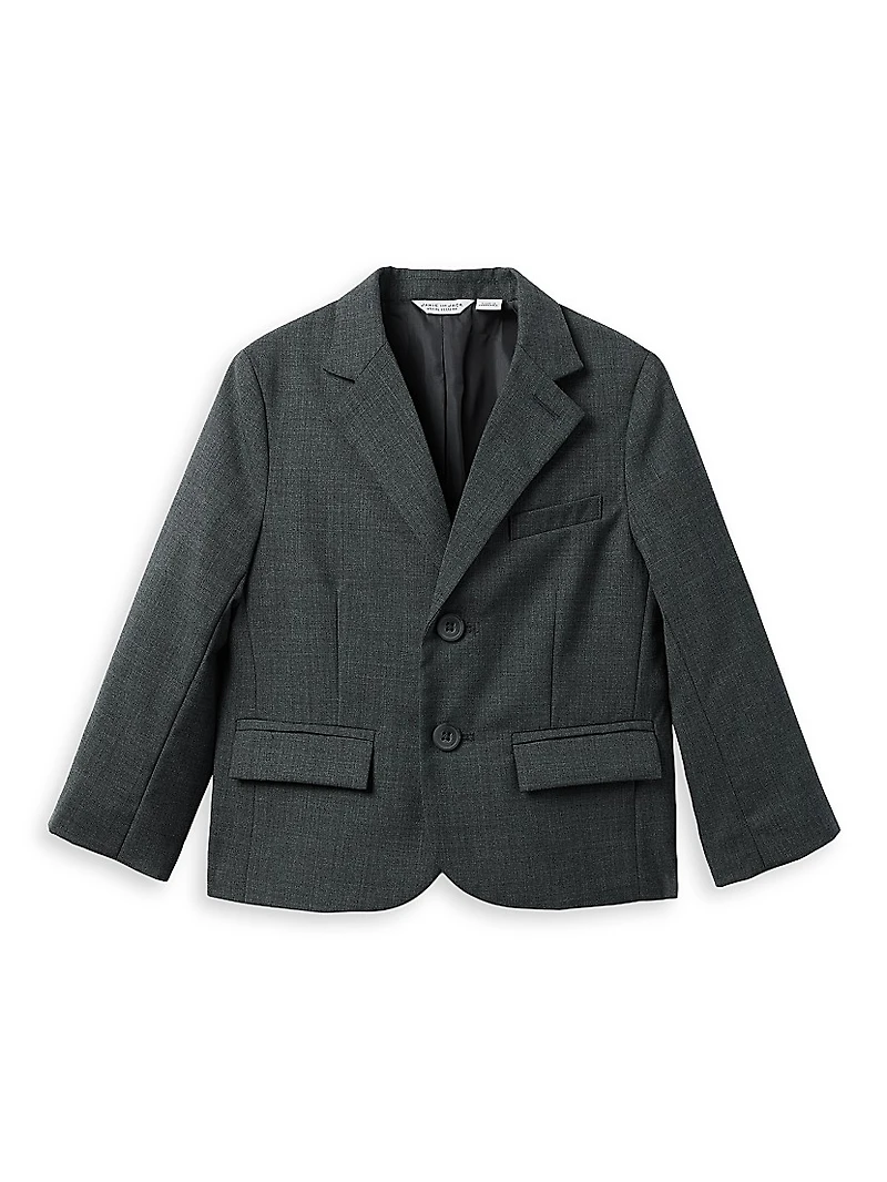 Baby Boy's, Little Boy's & Stretch Wool Blazer