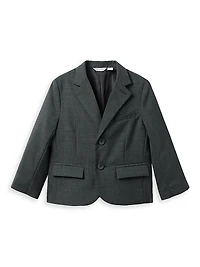 Baby Boy's, Little Boy's & Stretch Wool Blazer