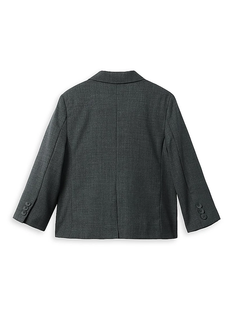 Baby Boy's, Little Boy's & Stretch Wool Blazer