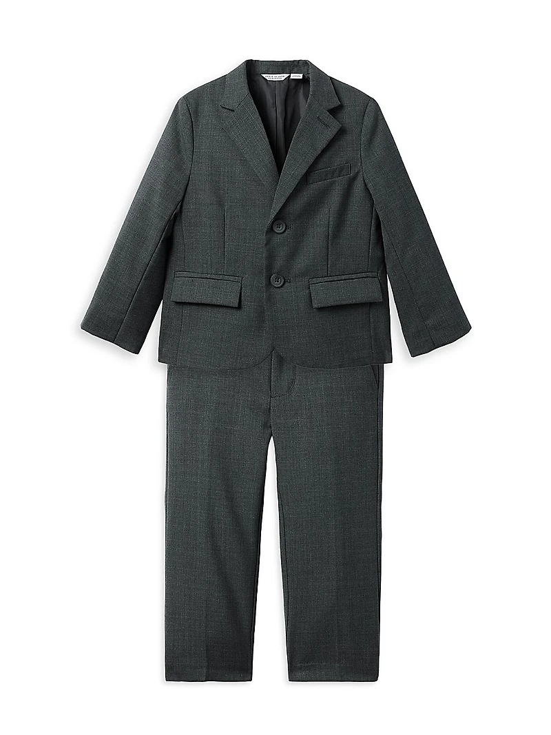 Baby Boy's, Little Boy's & Stretch Wool Blazer