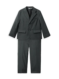 Baby Boy's, Little Boy's & Stretch Wool Blazer