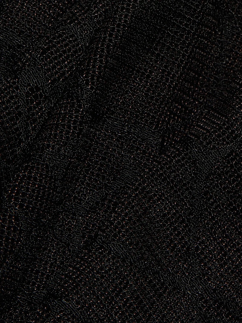 Crystalline Silk Lace Leggings