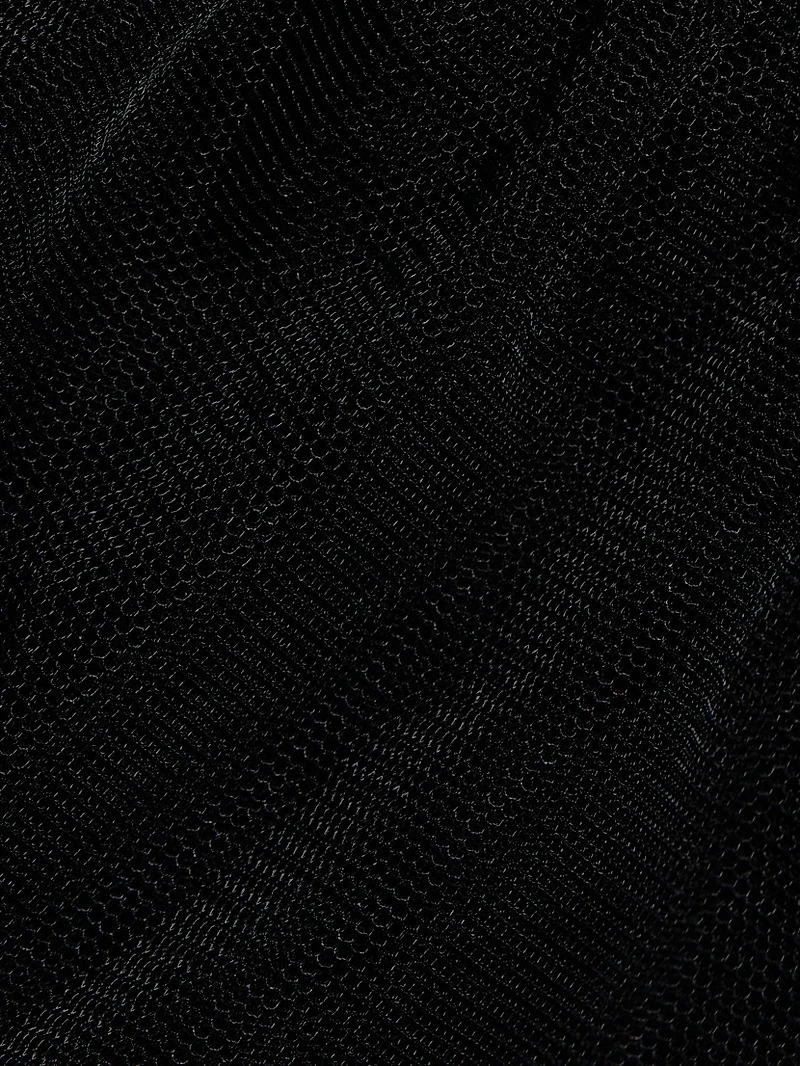 Tulle Off-the-Shoulder Top