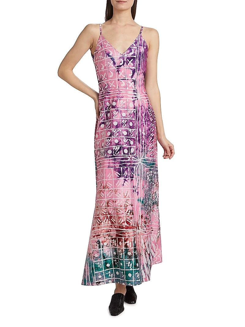 Yemisi Hand-Painted Maxi Dress