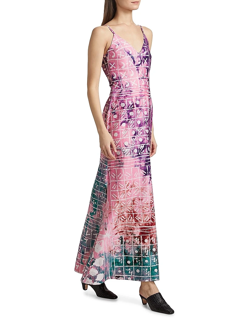 Yemisi Hand-Painted Maxi Dress