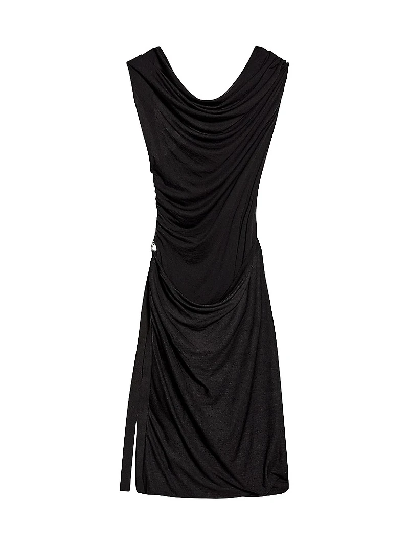 Gathered Sleeveless Minidress