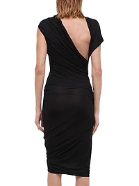 Gathered Sleeveless Minidress