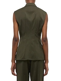 Modest Wool Tailored Vest