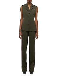 Modest Wool Tailored Vest