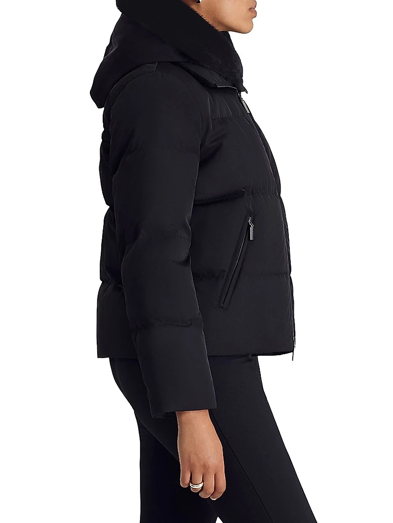 Nicola Faux-Fur-Lined Puffer Jacket